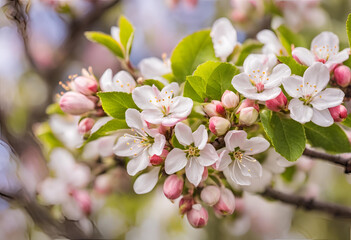 Obraz premium The Timeless Charm of Cherry Blossoms in Bloom