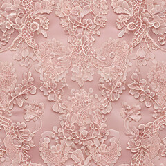 Intricate pink lace pattern