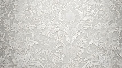 Fototapeta premium Vintage Pattern on White Background