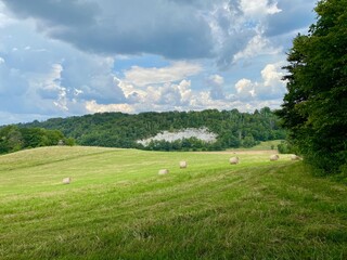 die Alabasterkugeln, ein ehemaliger gipssteinbruch, in der Rüdigsdorfer Schweiz