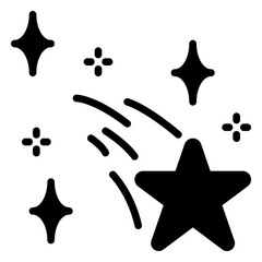 stars icon, glyph icon style