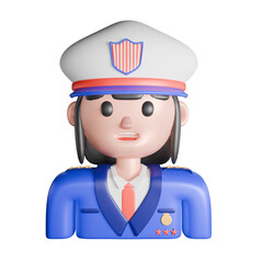 A woman in state service attire