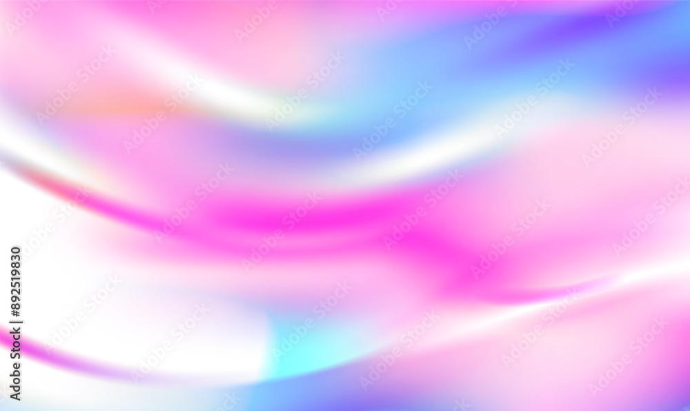 Aufkleber abstract holographic background trendy colorful texture in pastel neon color. gradient abstract wave