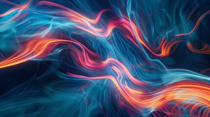 Obraz premium Abstract Swirling Light