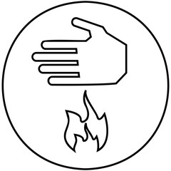 Scalding Hazard Icon