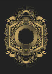 Obraz premium Vintage oldschool victorian vector style Adobe Illustrator Artwork