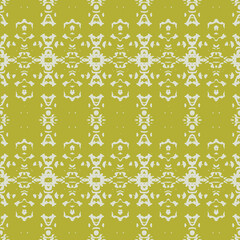 Old wallpaper on the wall.