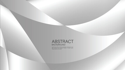 white wave background design, Gray abstract background, silver abstract background, Geometric vector, Silver texture, cover design, flyer, poster, advertisement, decoration wallpaper, book cover