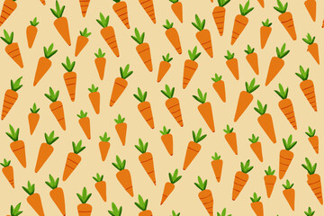 small carrot's pattern background stock illustration