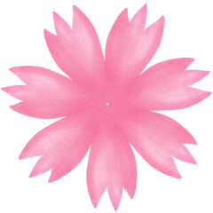 cute water color flower 