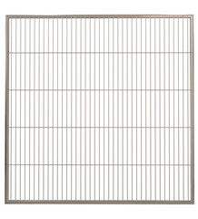 Isolate and showcase! Easily integrate this 3D render of a square machine guard fence (transparent background) into your safety equipment presentations. 