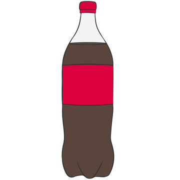 recommend clip art: cola bottle mockup cartoon illustration