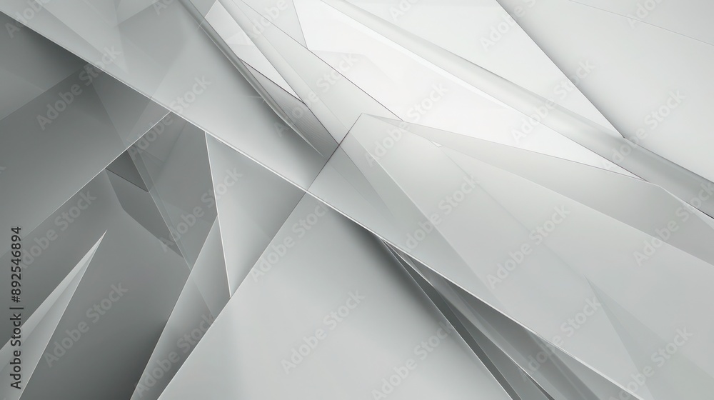 Poster sophisticated grey and white plexus design, offering a clean background with top-centered text space