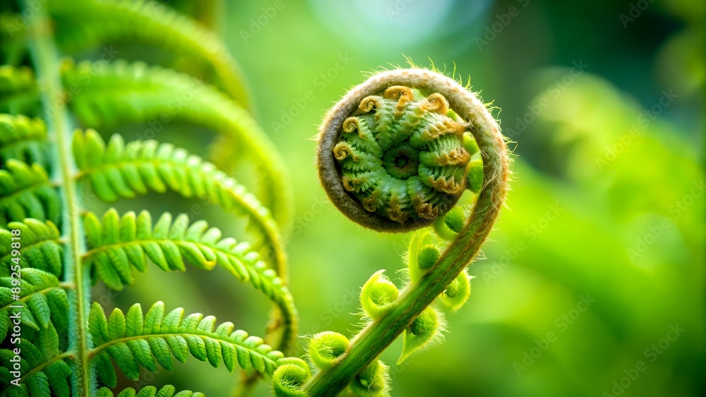 Poster fern symphony: a symphony of green and resilience generative ai algorithmically generated