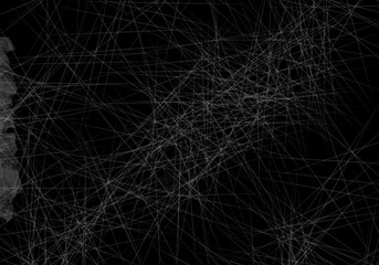 Grunge Black Background Of Natural Cement Texture