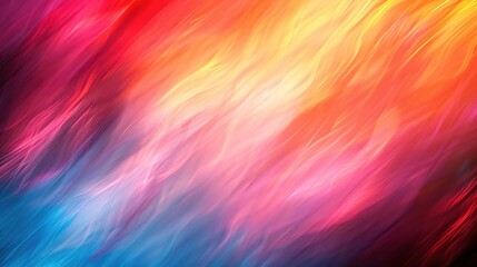 Abstract vibrant colorful background with flowing light effects in shades of red, orange, yellow, pink, and blue, perfect for designs.