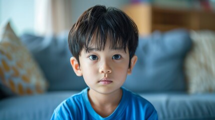 Portrait of a thoughtful child