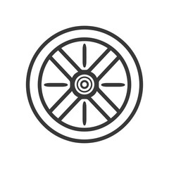 Fototapeta premium velg minimalist line art icon logo symbol 
