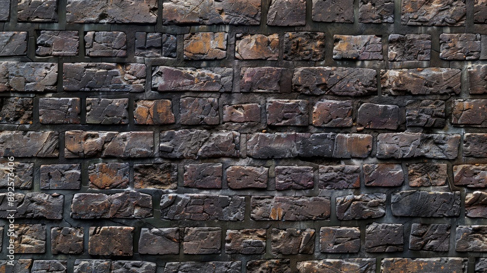 Canvas Prints aged brick wall with rustic brickwork pattern