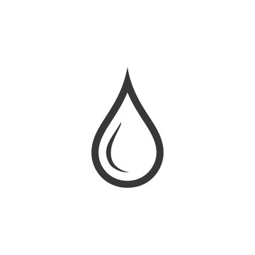 recommend clip art: water droplet minimalist line art icon logo symbol 