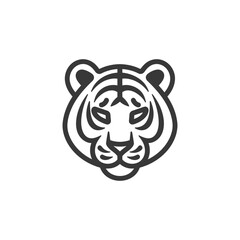 wildlife minimalist line art icon logo symbol 
