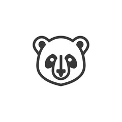 Obraz premium wildlife minimalist line art icon logo symbol 
