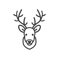 wildlife minimalist line art icon logo symbol 