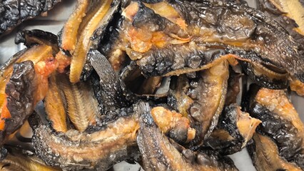 Fried fish, Thai style food eaten with rice