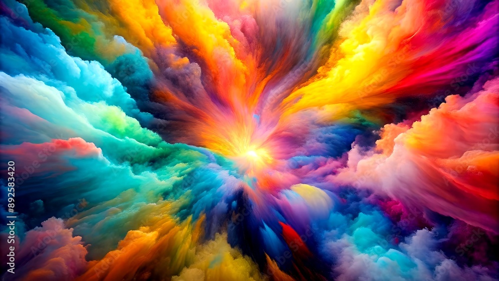 Poster chromatic expressions: exploring the language of color generative ai artwork
