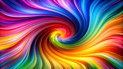 Obraz premium A symphony of swirling colors, abstract shapes dance and collide, creating a vibrant tapestry of pure artistic expression. Generative AI Digital art generation