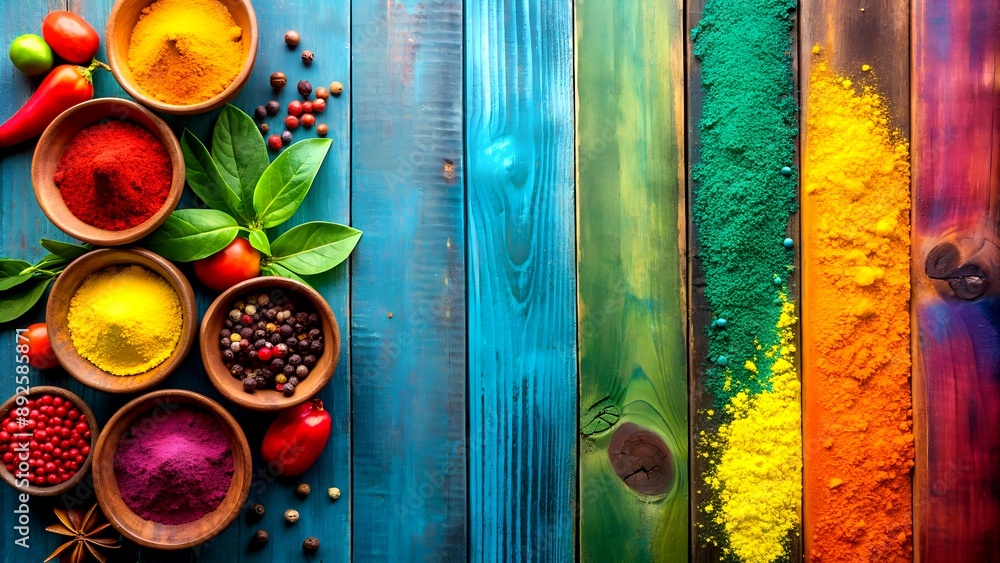 Aufkleber the language of color: exploring the harmony of complementary hues generative ai algorithmic art