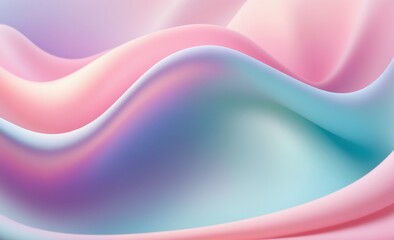 Fototapeta premium Soft Pastel Waves