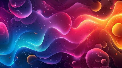 Gradient blob abstract glow background