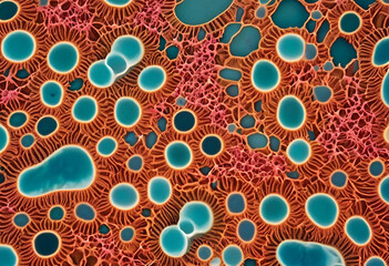 bacteria cell background