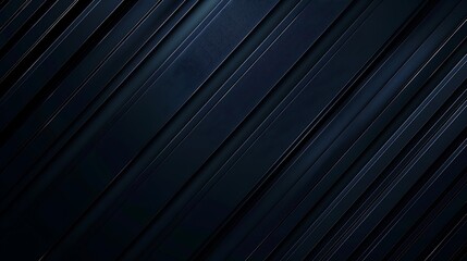 Obraz premium Modern technology futuristic background striped lines with light effect on dark navy blue background