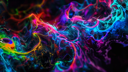 abstract background with vibrant and neon color