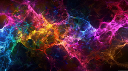 Obraz premium abstract background with vibrant and neon color