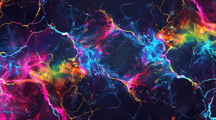 Obraz premium abstract background with vibrant and neon color