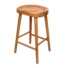 wooden high stool