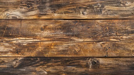 Top down view of aged brown wooden surface Contemporary abstract wood texture background