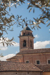 Fototapeta premium Castelnuovo Calcea church, Piedmont