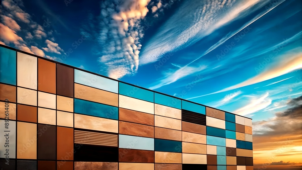 Aufkleber the poetry of the sky: a study in color and form generative ai computational creativity