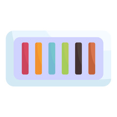 Art supplies for picture sets. Vector painting tools