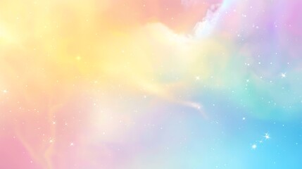 Subtle smooth pastel Easter rainbow gradient abstract background blur