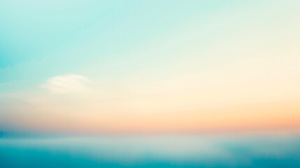 Fototapeta premium Serene Evening Sky with Pastel Colors and a Gentle Twilight