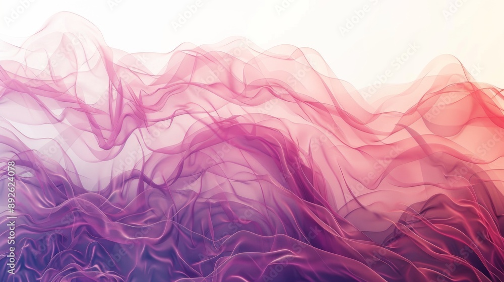 Poster layers of transparent textures with soft gradients, perfect for minimalist designs