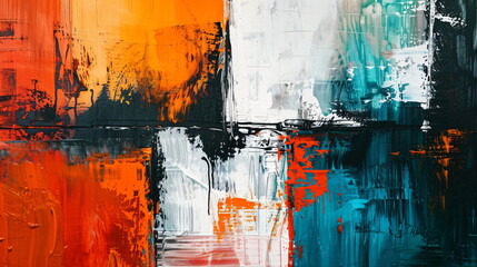pasty abstract painting