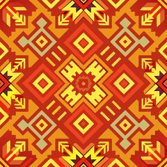 Ethnic pattern for background.