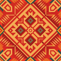 Ethnic pattern for background.