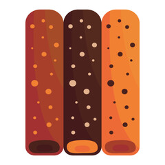 illustration of candied and delicious chocolate